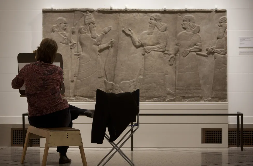 Drawing In The Galleries: Arts Of The Ancient Middle East | Detroit ...